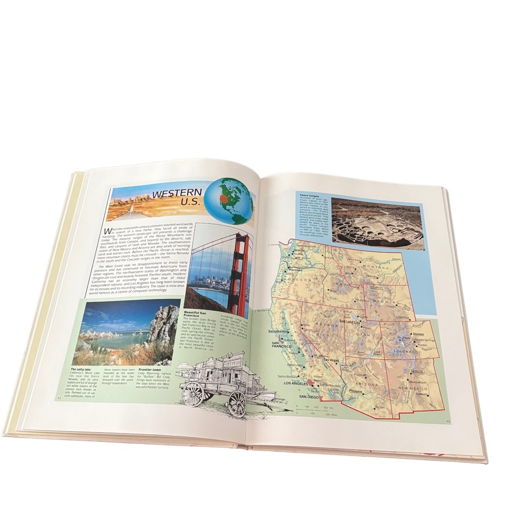 Vintage: Reader’s Digest • Children's World Atlas - Picture 2 of 5